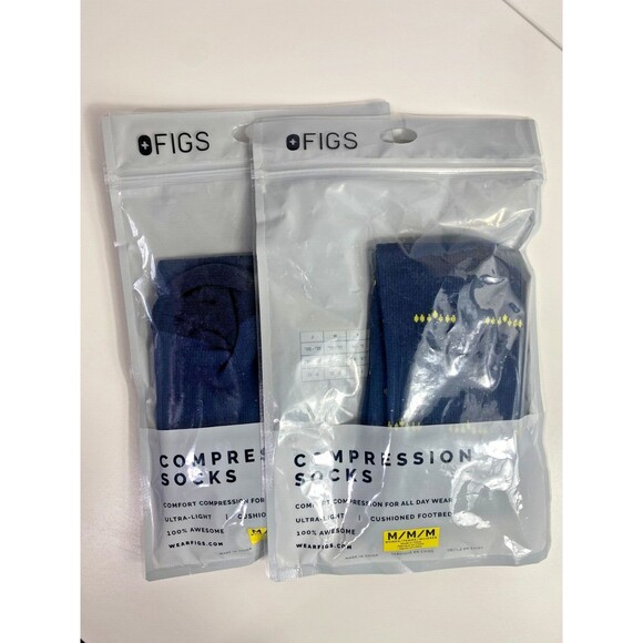 FIGS Compression Socks Size Medium LOT OF 2  BRAND NEW Women 5-10 Men 6-12 - Picture 3 of 8